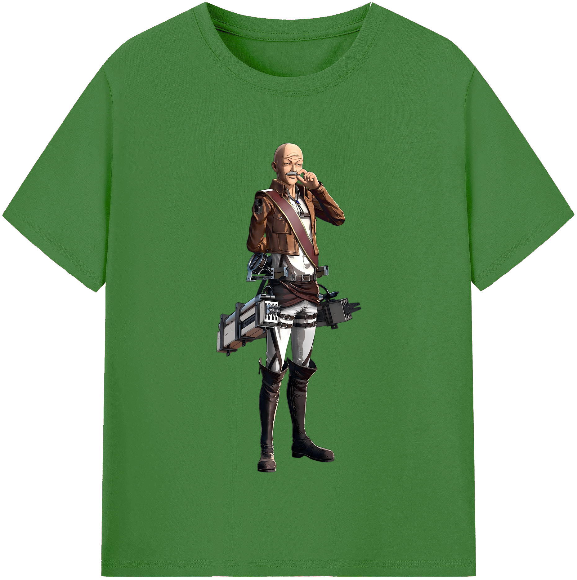 （画像用） 進撃の巨人 ドット·ピクシス Attack on Titan Dot Pixis レディースカジュアルプリントTシャツ（綿100％）